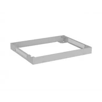 Lanberg CK01-80-S Pamatne 800x1000 mm 19 collu stāvošiem skapjiem (FF01 un FF02), pelēka RAL 7035