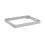 Lanberg CK01-80-S Pamatne 800x1000 mm 19 collu stāvošiem skapjiem (FF01 un FF02), pelēka RAL 7035
