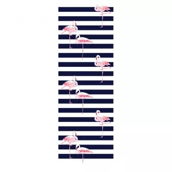 GRB GreenBlue GB183 Classic Beech klāja krēsls ar flamingo apdruku