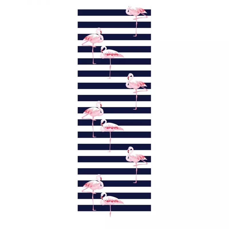 GRB GreenBlue GB183 Classic Beech klāja krēsls ar flamingo apdruku