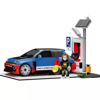 COBI EV uzlādes stacija un Renault 5 Turbo 3E (1:35 mērogs)