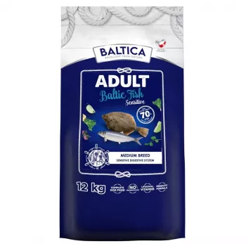BALTICA Excellent Sensitive Baltijas zivs vidējo šķirņu mono sausā suņu barība 12kg