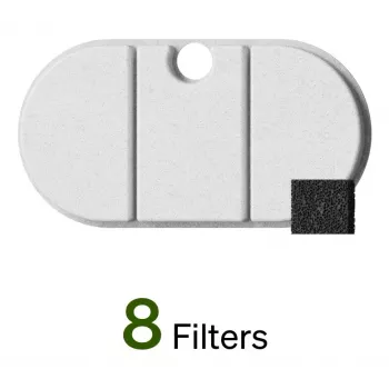 Petlibro Capsule nomaiņas filtrs 8 iepakojums - 3 pakāpju filtrācija Capsule strūklakai