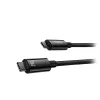 Baseus Tungsten Gold USB-C uz USB-C 240W ātrās uzlādes kabelis 1m melns