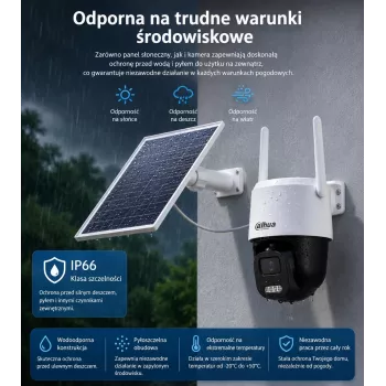 DAHUA BP5E 5MP saules enerģijas 4G LTE panorāmas-tilta drošības kamera ar krāsu nakts redzamību