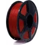FlashForge PLA 1,75 mm caurspīdīgi sarkans 1 kg 3D printera pavediens