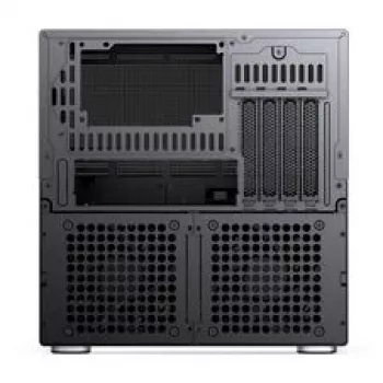 Jonsbo N6 NAS kuba korpuss, Micro-ATX, tērauds/siets, melns