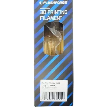 FlashForge PLA 1,75 mm zelta 1 kg 3D printera pavediens