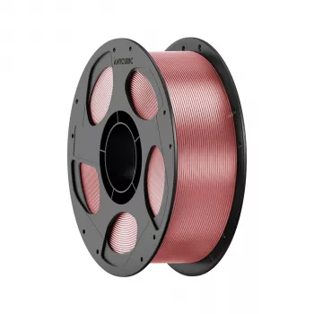 Anycubic PETG pavediens 1,75 mm 1 kg caurspīdīgi rozā