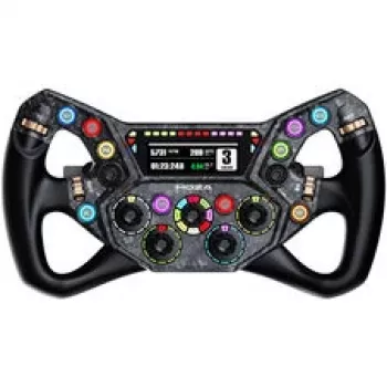 Moza Racing KS Pro stūres rats - 300 mm oglekļa šķiedras sim racing stūre ar RGB pogām un magnētiskajiem pārslēdzējiem