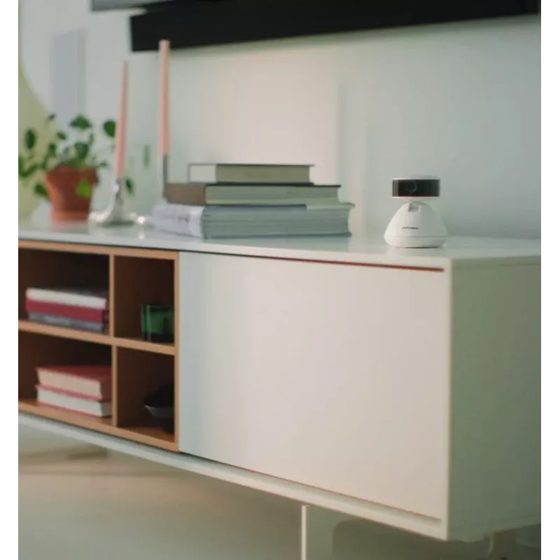 PETLIBRO Scout viedā AI mājdzīvnieku kamera 1080p Full HD ar divvirzienu audio, nakts redzamību, kustības un skaņas noteikšanu, 130° platleņķi, Wi-Fi, MicroSD/mākoņa krātuvi, balta