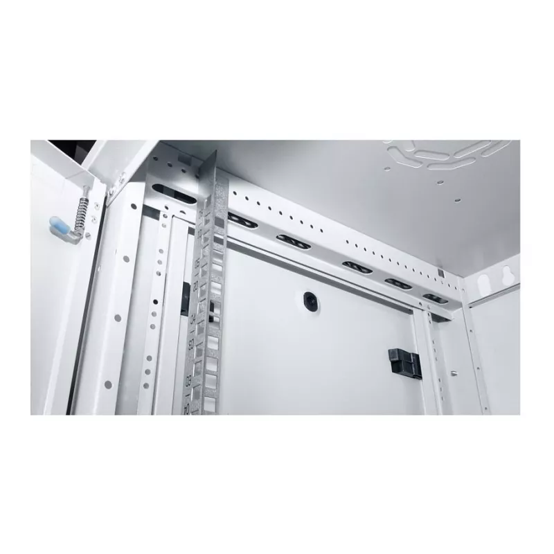 ROLINE 19 collu sienas skapis Basic Plus 6U, 600x450 mm, pelēks