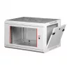ROLINE 19 collu sienas skapis Basic Plus 6U, 600x450 mm, pelēks