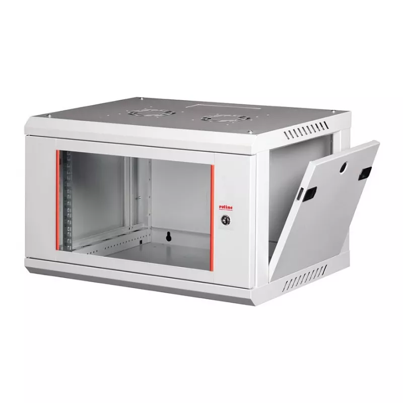 ROLINE 19 collu sienas skapis Basic Plus 6U, 600x450 mm, pelēks