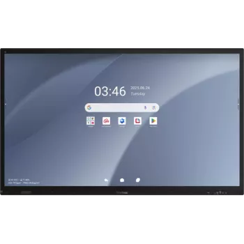 ViewSonic ViewBoard IFP7563-1C 75 collu 4K UHD interaktīvais plakanā paneļa displejs - Android 13, 40 punktu skārienjutība, 128GB