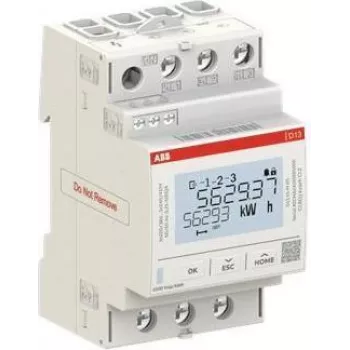 ABB D13 15-M 65 vienfāzes elektroniskais enerģijas skaitītājs 65A tiešā pieslēgumā ar impulsa izeju