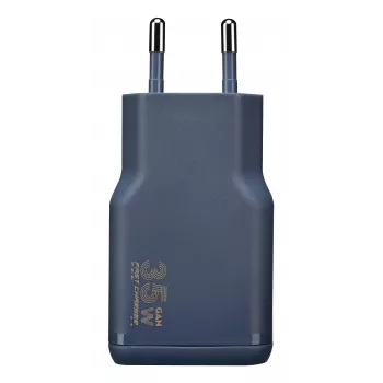 TUCANO ONE POWER KIT 35W GaN lādētājs ar 60W USB-C kabeli Indigo