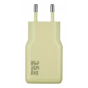 TUCANO ONE POWER KIT 35W GaN lādētājs ar 60W USB-C kabeli - Citrus