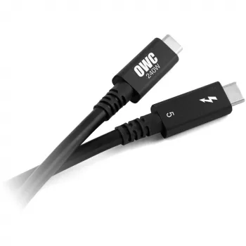 NewerTech OWC Thunderbolt 5 / USB-C kabelis (melns, 2m)