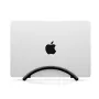 Twelve South BookArc Flex vertikālais klēpjdatora statīvs MacBook un klēpjdatoriem, melns anodēts alumīnijs, vietu taupoša galda doka ar kabeļu pārvaldību