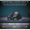 CORSAIR Ironclaw Wireless SE Gaming pele - 26 000 DPI, optiskā, SLIPSTREAM Wireless, Bluetooth, USB, RGB, melna