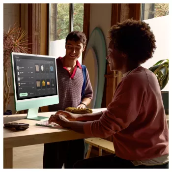 Apple iMac 24 collas Sudraba M4 8-kodolu CPU 8-kodolu GPU 16GB 512GB SSD Vācu tastatūra