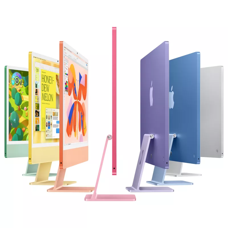 Apple iMac 24 collas Sudraba M4 8-kodolu CPU 8-kodolu GPU 16GB 512GB SSD Vācu tastatūra