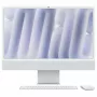Apple iMac 24 collu Sudraba M4 8-kodolu CPU 8-kodolu GPU 16GB RAM 512GB SSD Vācu tastatūra ar 1Gb Ethernet