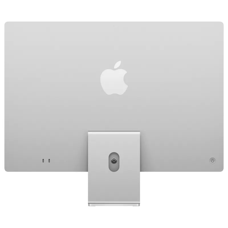 Apple iMac 24 collu Sudraba M4 8-kodolu CPU 8-kodolu GPU 16GB RAM 512GB SSD Vācu tastatūra ar 1Gb Ethernet