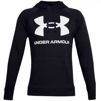 Under Armour vīriešu Rival Fleece Big Logo HD sporta krekls melns 1357093 001