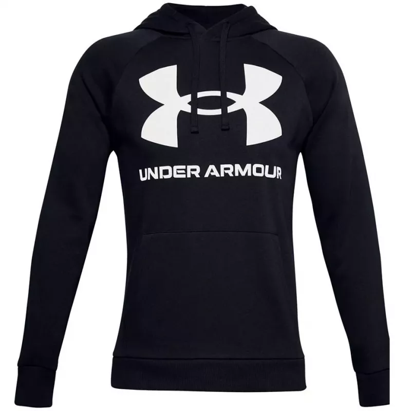 Under Armour vīriešu Rival Fleece Big Logo HD sporta krekls melns 1357093 001