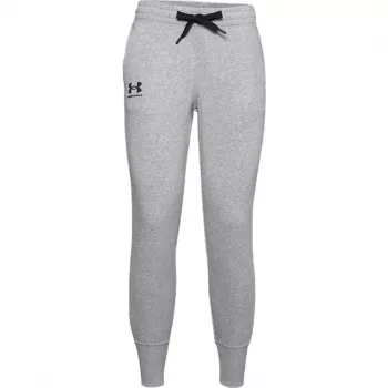 Under Armour Rival Fleece pelēki melanža bikses 1356416 035 L