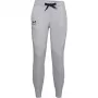 Under Armour Rival Fleece pelēki melanža bikses 1356416 035 L