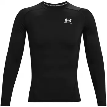 Under Armour HeatGear Armour Comp LS vīriešu kompresijas T-krekls melns L