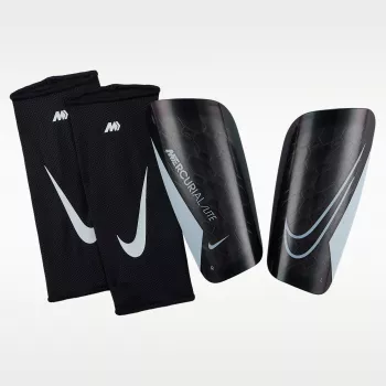Nike Mercurial Lite Futbola Apakšstilbu Aizsargi Melni DN3611 010 XL