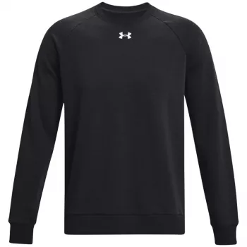 Under Armour vīriešu Rival Fleece džemperis ar apkakli, melns