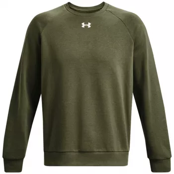 Under Armour vīriešu Rival Fleece Crew sporta krekls Khaki 1379755 390