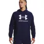 Under Armour Rival Fleece Logo HD vīriešu kapuce Navy Medium