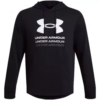 Under Armour UA Rival Terry Graphic Hoodie Melns 1386047 001