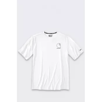 Sun Defender Lightweight Logo Īso Piedurkņu T-krekls Balts