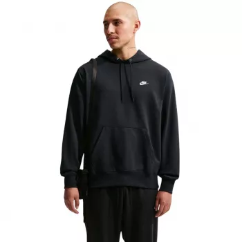 Nike Club Fleece Pullover Hoodie Vīriešu Melns 2XL