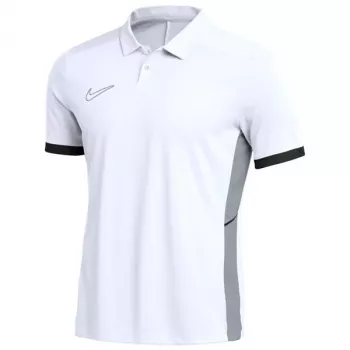 Nike Dri-FIT Academy 25 vīriešu polo krekls ar īsām piedurknēm, balts, 2XL