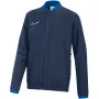 Nike Dri-FIT Academy 25 Bērnu pilna rāvējslēdzēja kapuce zilā krāsā (L)