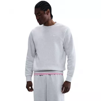 Nike vīriešu Club Fleece krekls ar apkakli, tumši pelēks heather, L izmērs