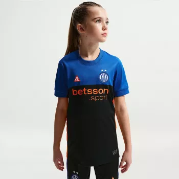 Nike Inter Milan 2026 Stadium SE Bērnu futbola krekls Melns-Zils IB3536 413 XL
