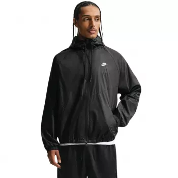 Nike vīriešu Windrunner melna pilna rāvējslēdzēja vējaka HV8369 010 M izmērs