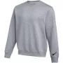 Nike Park 26 Fleece Crew vīriešu sporta krekls gaiši pelēks XS