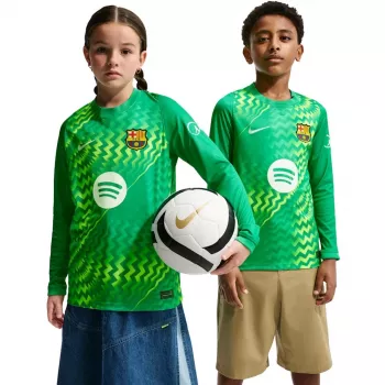 Nike FC Barcelona Stadium Vārtsarga Bērnu Futbola Krekls 2026/27 Zaļš II3610 324 XL