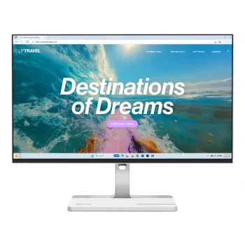 Lenovo L24D-4C 23,8 collu Full HD IPS monitors ar HDMI, DisplayPort, VGA, AMD FreeSync, slīpumu, VESA stiprinājumu, TÜV Low Blue Light