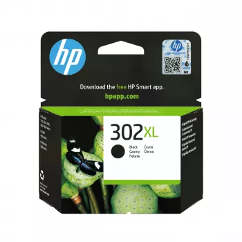 HP 302XL augstas ienesības melna oriģinālā tintes kasetne - 430 lapas
